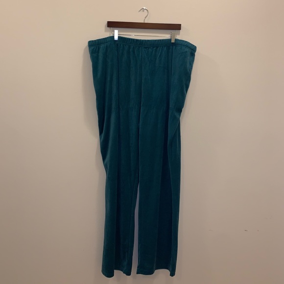 Seventh Avenue Turquoise Wide Leg Pants size 3X - Picture 2 of 8